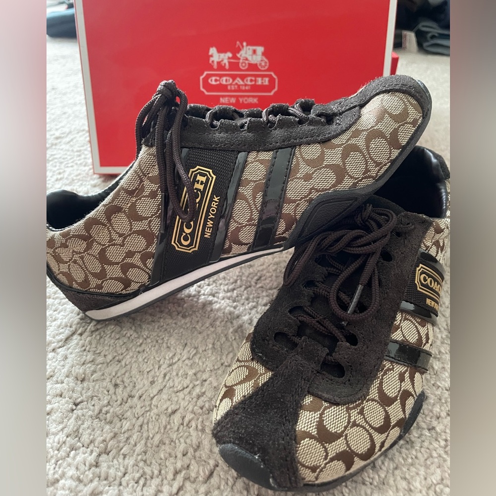 Women’s Coach sneakers; size 6